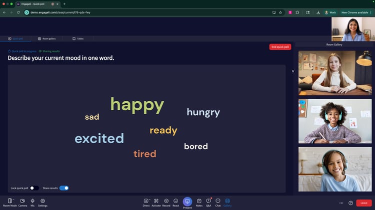 one word poll