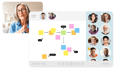 Engageli's virtual whiteboard