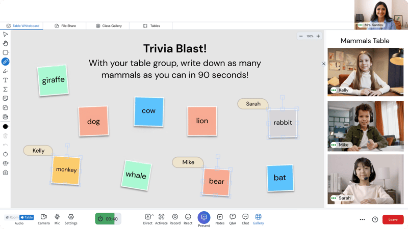 Gamified social learning