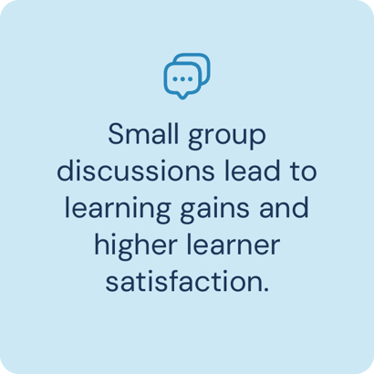 Talk Less, Teach More: The Power of Small Group Discussions