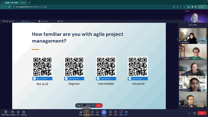 Creating small groups in Engageli based on poll responses