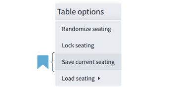 save seating
