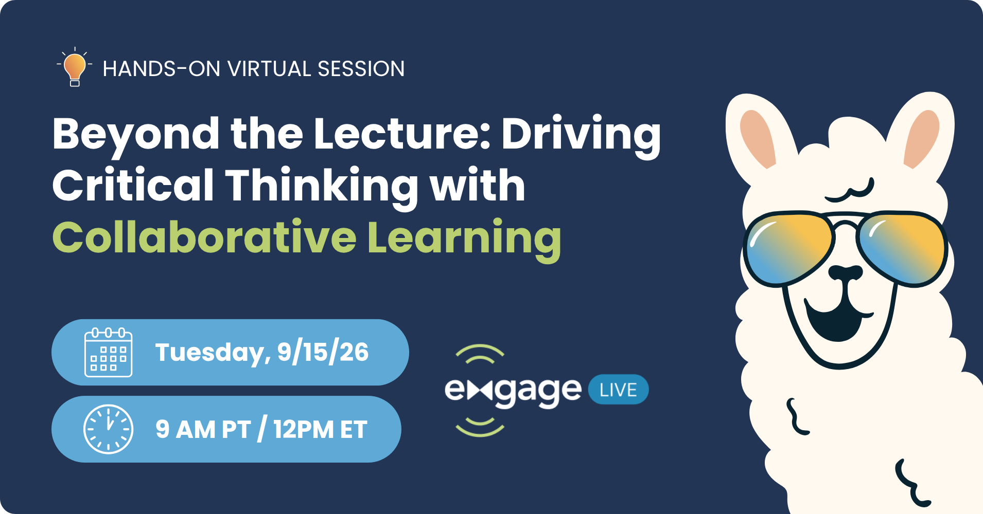 Beyond the Lecture: Driving Critical Thinking with Collaborative Learning
